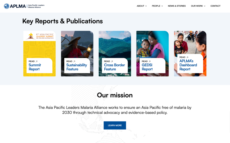 APLMA Website Screenshot