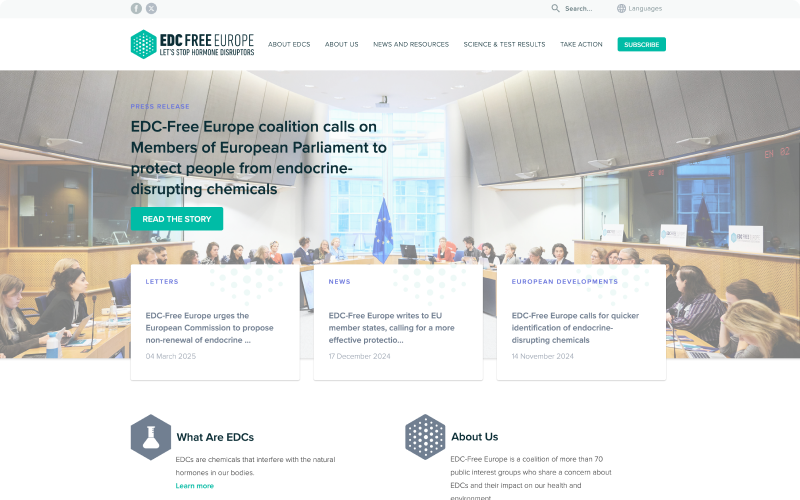 Custom_Website_EDC-Free Europe Screenshot